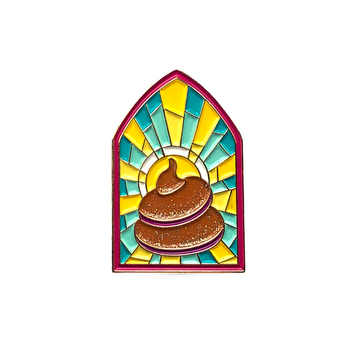 Holy Shit Enamel Pin